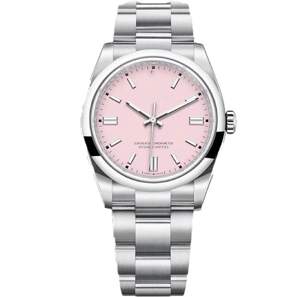 

2022 new candy series business 3 pin quartz stainless steel strap watch sports fashion men's watch birthday gifts for boys, Slivery;brown