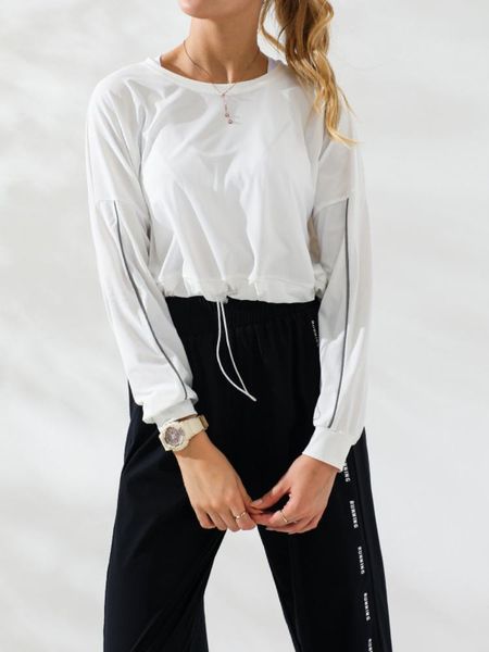 

yoga outfit loose women's sports breathable fashion slim long sleeve t-shirt fitness running