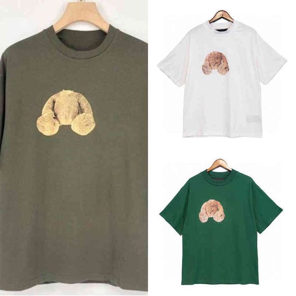 

for 2022 angels mens womens shirts designers palm men t s bear letter tshirts clothing short sleeved tshirt palms b11, White;black