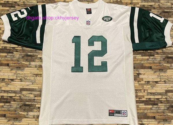 

authentic vintage joe namath football jersey mens kids stitched throwback jerseys, Black