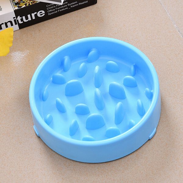 

dish non slip puzzle slow feeder dog bowl anti-gulping bloat pet slower food water