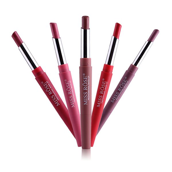 

lipstick pen sweatproof waterproof easy to apply red pencil lip liner lip stick makeup tools lips make up