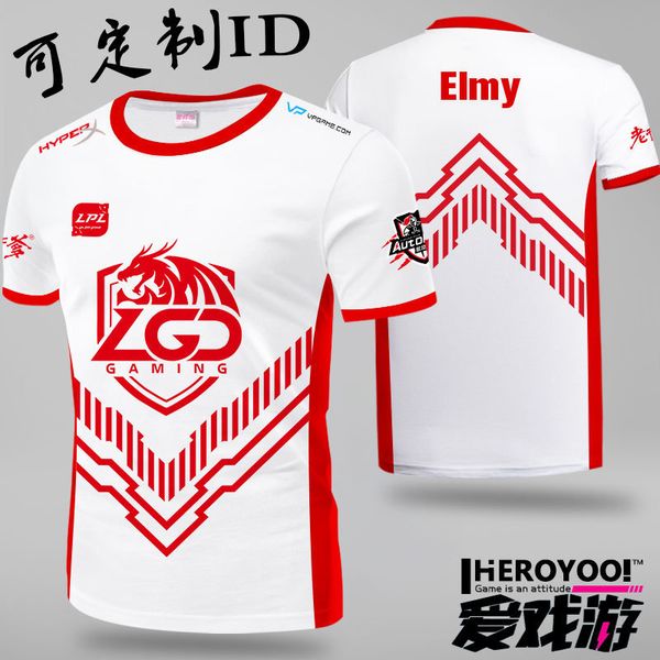 

customized lgd uniforms can be customized id shortsleeved tshirts esports uniforms competition uniforms tshirt 220613, White;black