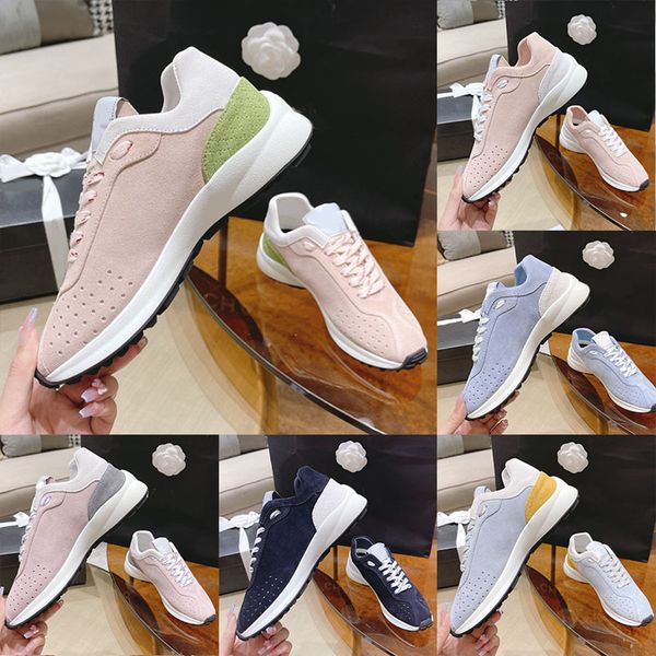 

2022 designer luxury women men casual shoes white padded pattern outsole sneakers fashion comfortable quality, Black