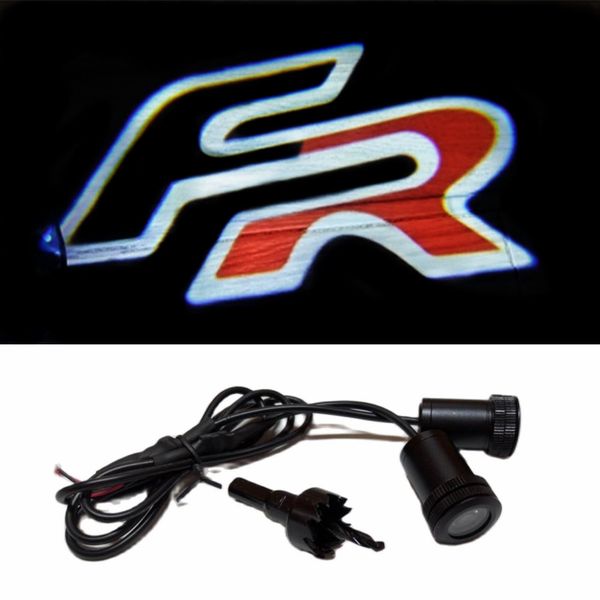 

led car door light for seat leon 1 2 3 mk3 ateca ibiza 6j toledo exeo cordoba fr logo welcome ghost shadow lamp car accessories