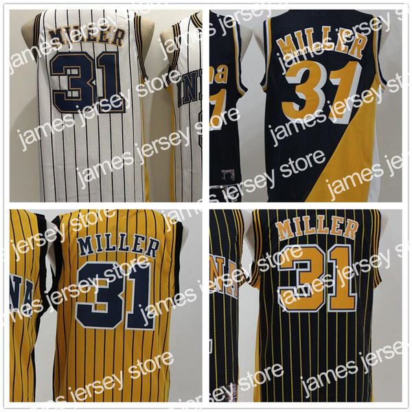 

james basketball 31 miller jerseys reggie, Black;red