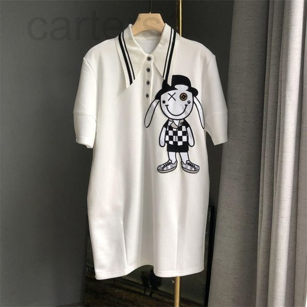 

casual dresses designer great hobby version polo dress women's summer 2022 new fashion chic short sleeved loose skirt w4au, Black;gray