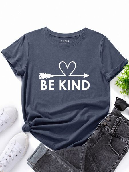 

heart & slogan graphic tee z6dq#, White