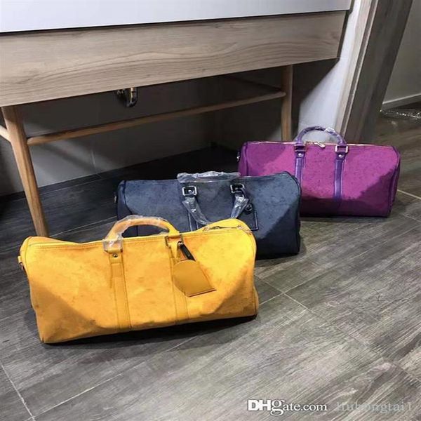 

ms the new male high-capacity short-distance travel bag trend letter single shoulder handbagg duffel bags men luxury women handbag269o