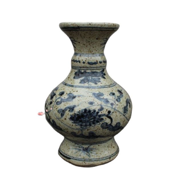 

china old folk porcelain blue and white porcelain vase, Silver