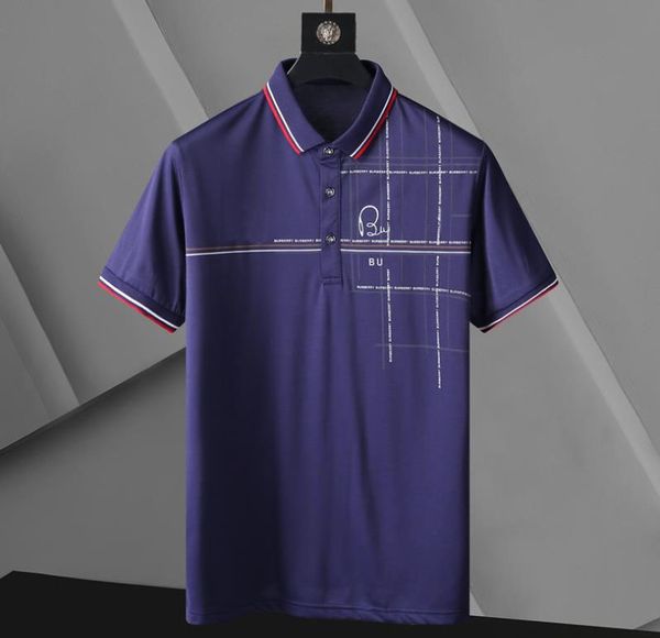 

2022summer clothes luxury designer polo shirts men casual polo fashion bur snake bee print embroidery t shirt high street mens polos size m-, White;black