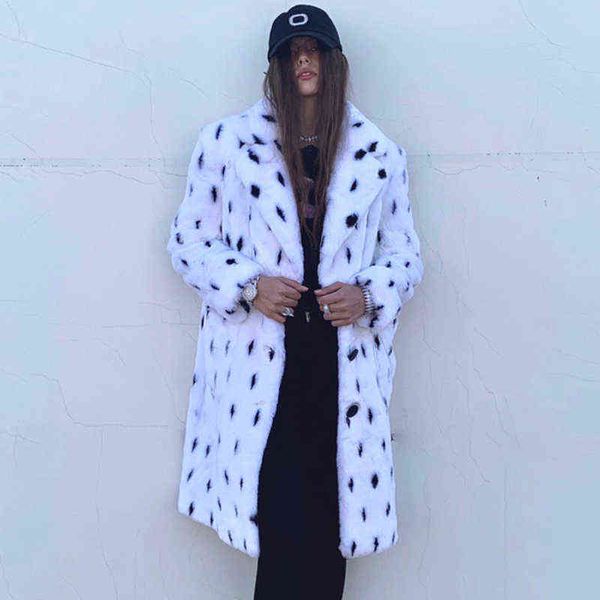 

sale 11.17 winter fashion thicken keep warm mid-length ski coat women cold protection fake fur outerwear overcoat t220810, Black