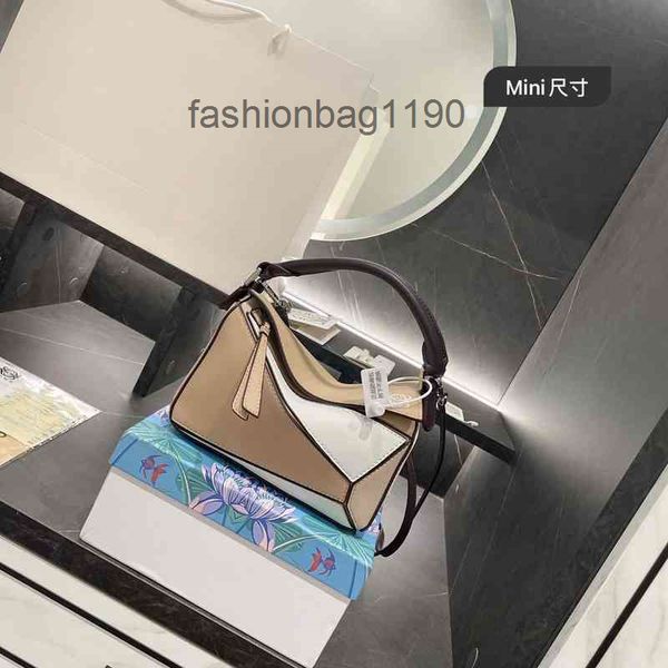 

handbag loews bags designer bag 2023 women bag loews cow leather geometric portable single high-capacity brand mi v8mf