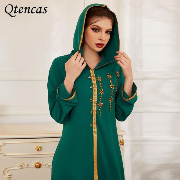

ramadan eid abaya dubai arabic muslim dress women turkey abayas islam clothes hooded caftan kaftan robe musulmane longue vestido, Red