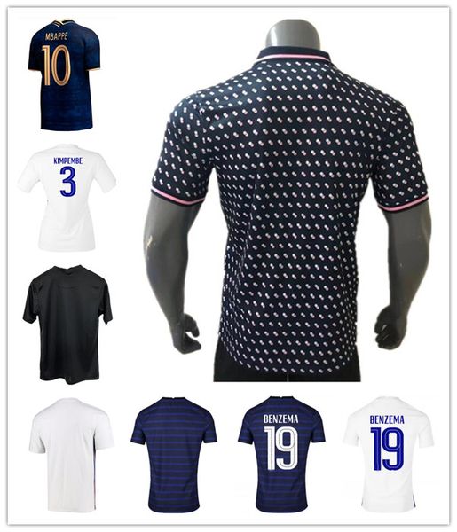 

club full sets 2022 benzema mbappe griezmann soccer jersey 2021 world pogba cup giroud kante maillot de foot equipe maillots kids kit + men, Black;yellow