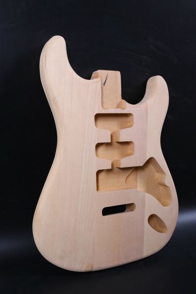 New Electric Guitar Corpo Substituição de Basswood Guitar Parts Diy St Bolt no calcanhar