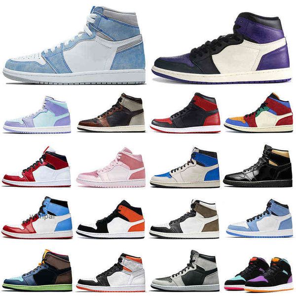 

discount 1s men basketball shoes 1 university blue obsidian bred shadow digital pink women mens trainers sports sneakers breathable