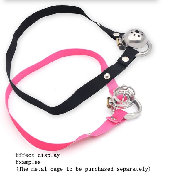 

elastic band male chastity device auxiliary belt adjustable rope scrotum ring underwear woman lesbian tools toys for man