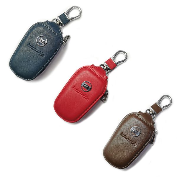 

leather keychain cover men key holder car key wallet organizer car accessories set of keys cover car key case remote leather