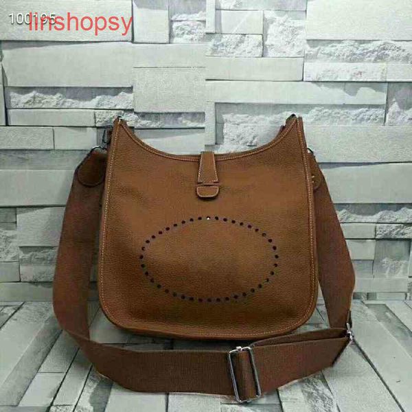 

designer herme bags new fashion trend evelyn leather single shoulder messenger bag