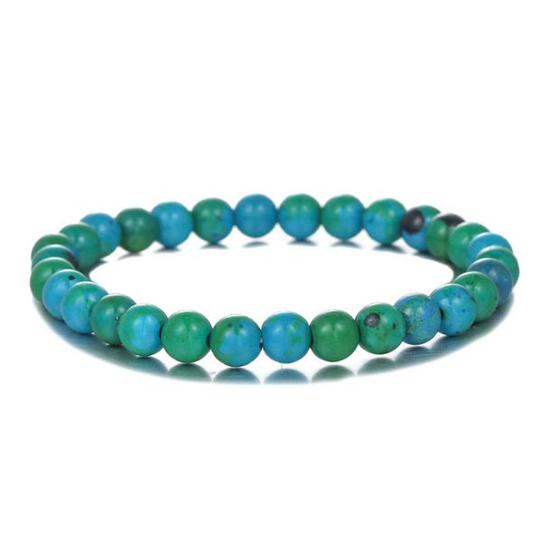 

natural stone handmade strands beaded bracelets for women men charm yoga party club fashion energy jewelry, Black