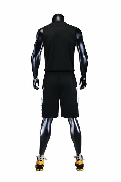 

nb085 basketball jersey sport wears athletic outdoor apparel college, Black