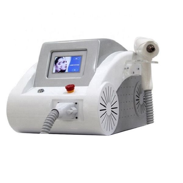 Q-Switched nd yag com ponto a laser vermelho para remoção de tatuagem Remoção de carboidrato Deputing Treatment Laser Eyebrow Remover Dispositivo de clareamento facial