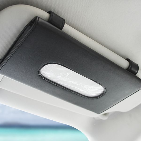 

1 pcs car tissue box towel sets car sun visor holder auto interior storage decoration for bmw accessories