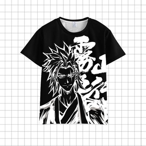 Homens camisetas Wushan cinco elementos de viagem de viagem de viagem homem tendência anime periférica 3d impressão homens moda fôrma manga curta tshirt