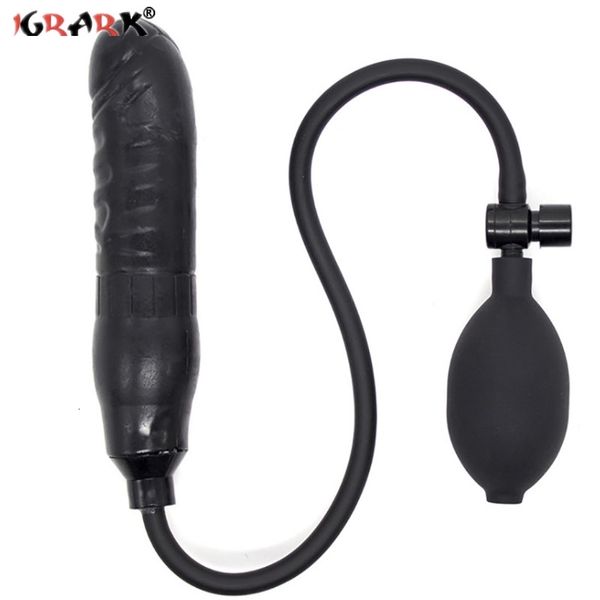 Massager sex Massager gonfiabile per buttoni giocattoli anali espandi per le coppie di mandato di massaggiatore erotico