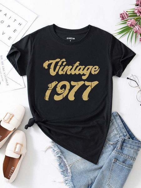 

letter graphic round neck tee t7ig#, White