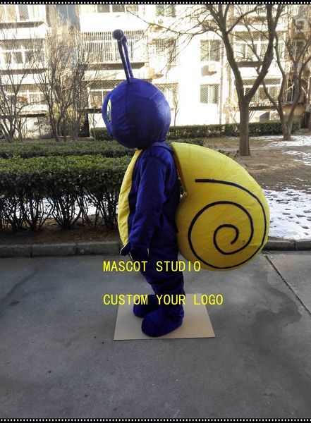 

mascot doll costumeblue snails mascot costume custom fancy costume anime cartoon kits mascotte fancy dress carnival costume41682, Red;yellow