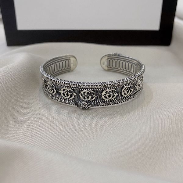 

luxury designer bracelet bangles mens and womens bracelets classic style adjustable opening gift gift for social gatherings good, Black