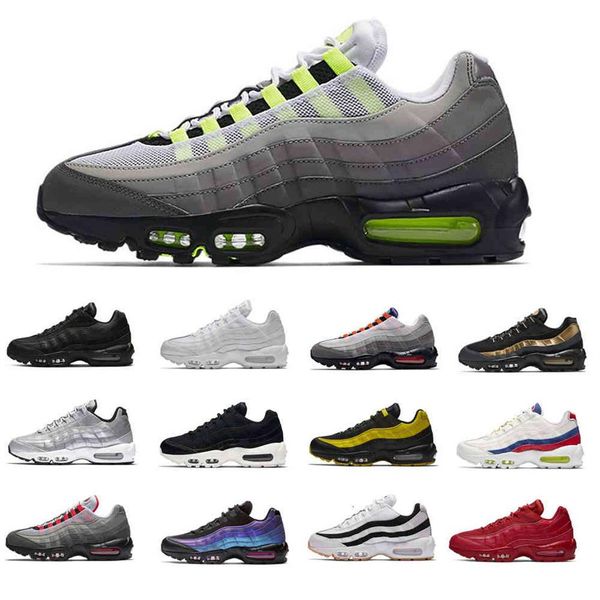 

2021 chaussures 95 mens running shoes classic black red white sports trainer surface cushion breathable 95s men sneakers 40-46213k
