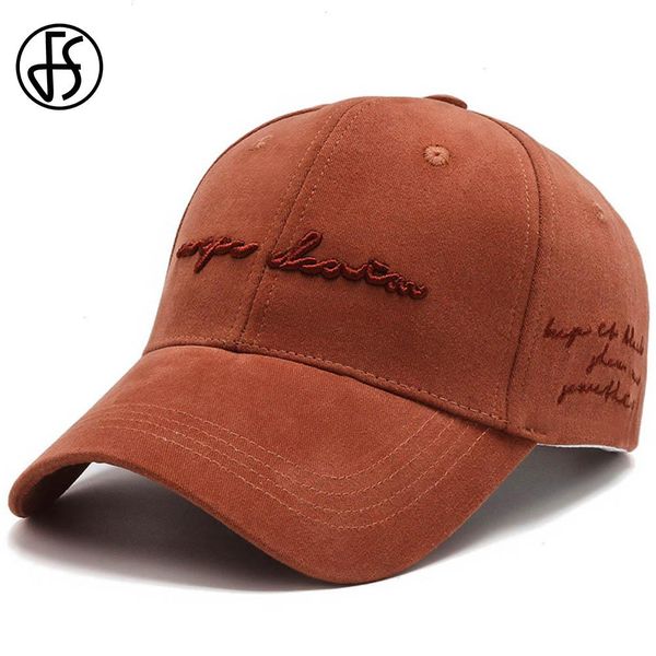 Stylish orange Khaki Sommer Frauen Caps 3D Brief Stickbaseball -Kappe für Männer Outdoor Trucker Hut Casquette Homme