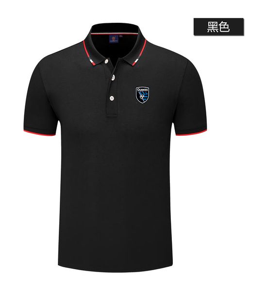 San Jose Earthquakes camisa POLO masculina e feminina brocado de seda manga curta esportes lapela camiseta logotipo pode ser personalizado