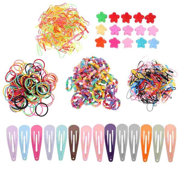 Bandane fermagli per capelli Mini artiglio per ragazze Kit di corde per bambini piccoli Porta bebè colorati Piccoli lacci Fasce elastiche Fiocco a scattoBandane BandaneBan