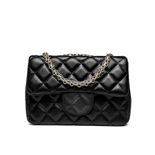 

high quality Designer Bags Woman Fashion Chain Handbags Shoulder Bag Lady Genuine Leather Banquet Black messenger bag