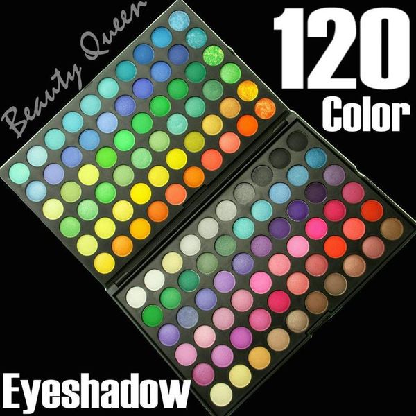 

new professional 120 color eye shadow eyeshadow palette makeup cosmetics kit p120 #01 297u
