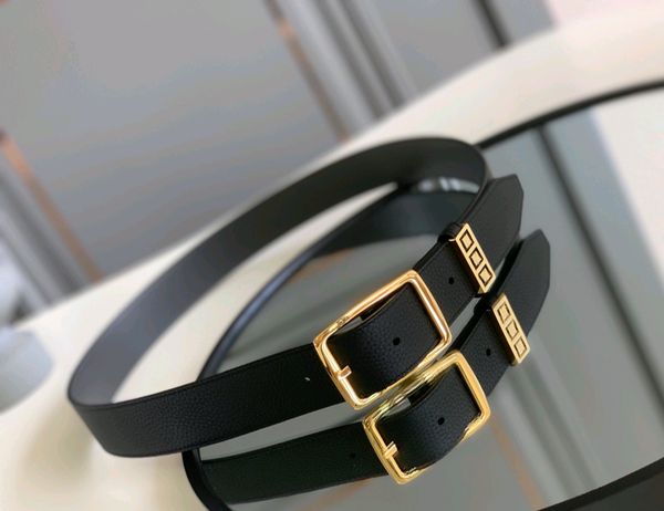 

men gold buckle belt reversible leather belt 3.5cm designer belts, Black;brown