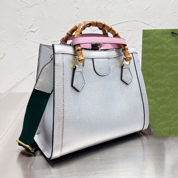 

bamboo women handbag tote crossbody lady shoulder shopping bags purse sac fashion letters removable and adjustable straps