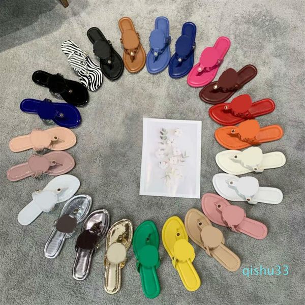 

designer women sandals hollow out logo flat slippers sandal studded girl shoes jelly platform slides lady flip flops2367, Black