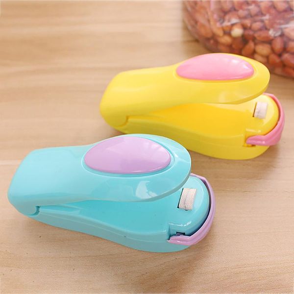 Ganci Rotaie Mini supporto portatile portatile Riscaldamento elettrico Macchina per sigillare snack Imballaggio sigillato Sacchetto di plastica Sigillatore per alimentiGanci GanciGanci