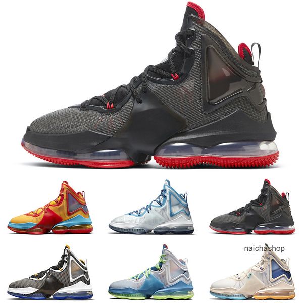 

lebrons 19 basketball shoes 19s men bred space jam uniform hook tune squad leopard dutch blue lime glow mens trainers sports