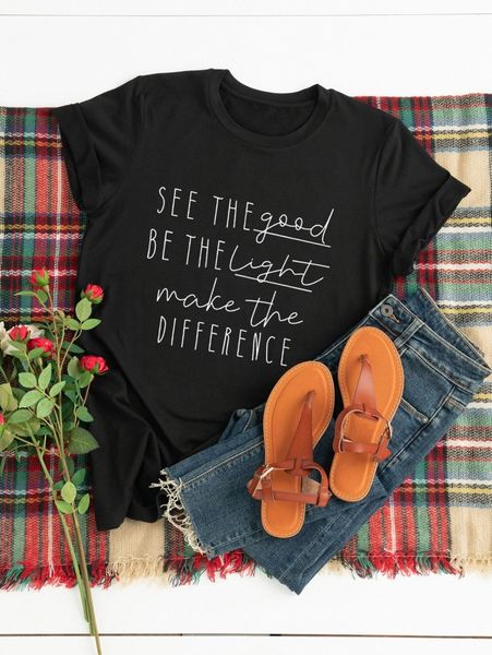 

plus slogan graphic tee o0m5#, Black