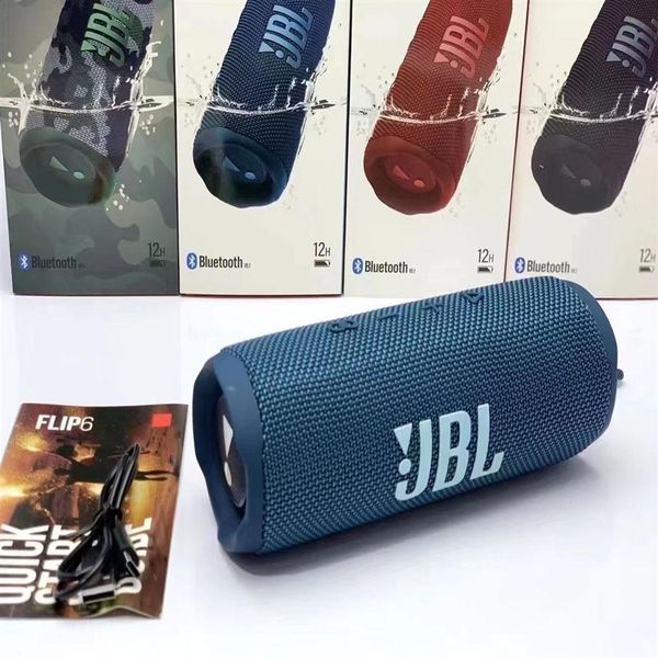 

jbl flip 6 wireless bluetooth speaker mini portable ipx7 flip6 waterproof speakers outdoor stereo bass music track independent twe216t