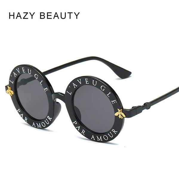 

l'aveugle par amour round sunglass women distinctive fashion sunglass men unique brand digner retro sun glass uv400213j, White;black