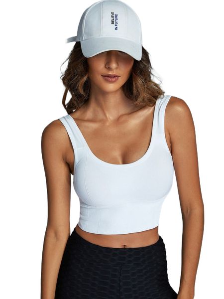 

high support seamless sports bra x3a9#, Gray