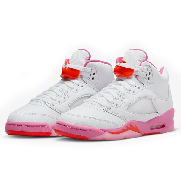 

2022 new jumpman 5 v basketball shoes white pink 5s pinksicle unc sports sneakers eur 36-47