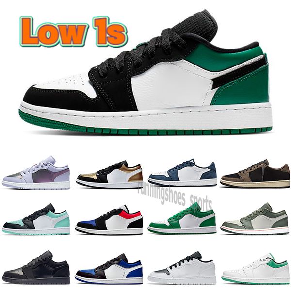 

2022 mens 1s low 1 unc basketball shoes pine green pairs university blue smoke grey starfish red obsidian women yellow banned bred chicago t